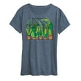 thumbnail image 1 of Instant Message - Greenhouse With Plants - Women's Short Sleeve Graphic T-Shirt, 1 of 6