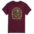 thumbnail image 1 of Instant Message - Greetings From Nature - Men's Short Sleeve Graphic T-Shirt, 1 of 6