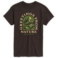 thumbnail image 1 of Instant Message - Greetings From Nature - Men's Short Sleeve Graphic T-Shirt, 1 of 5