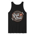 thumbnail image 1 of Instant Message - Grill And chill - Men's Jersey Tank Top, 1 of 6