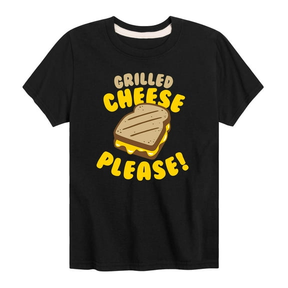 Instant Message - Grilled Cheese Please - Toddler And Youth Short Sleeve Graphic T-Shirt