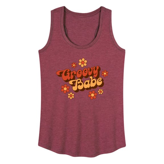 Instant Message - Groovy Babe - Women's Racerback Tank Top