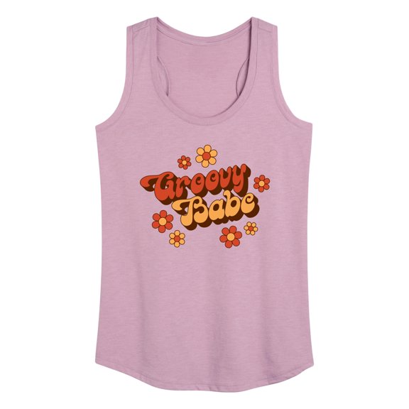 Instant Message - Groovy Babe - Women's Racerback Tank Top