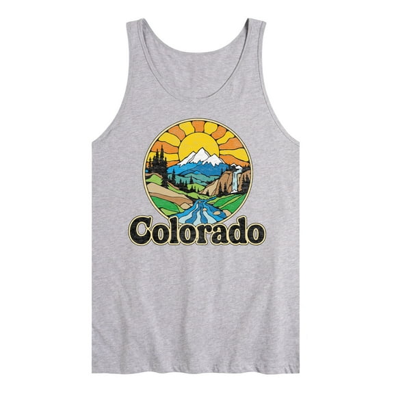 Instant Message - Groovy Colorado - Men's Jersey Tank Top