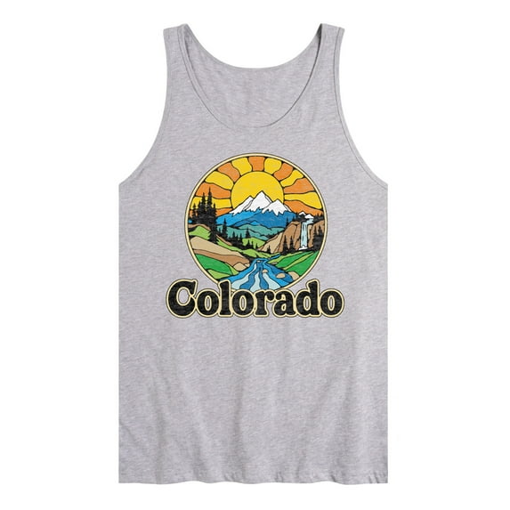 Instant Message - Groovy Colorado - Men's Jersey Tank Top