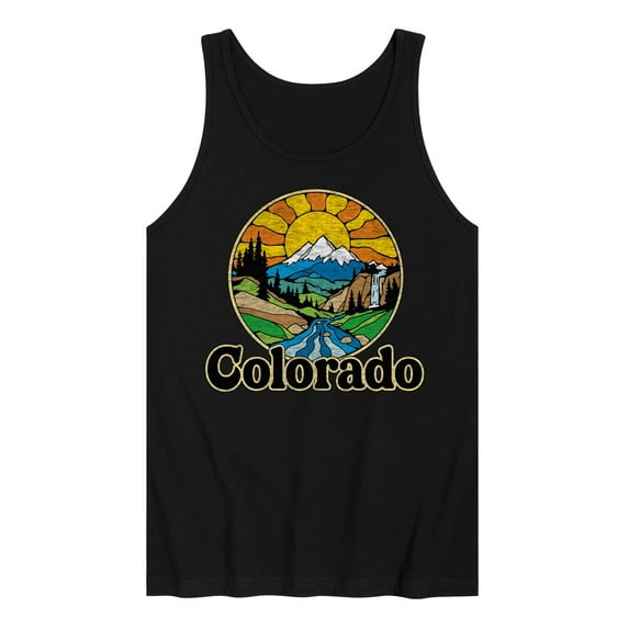 Instant Message - Groovy Colorado - Men's Jersey Tank Top