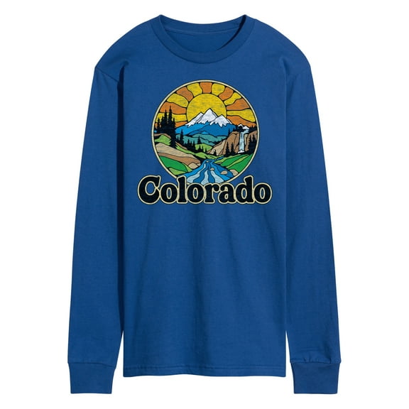 Instant Message - Groovy Colorado - Men's Long Sleeve T-Shirt