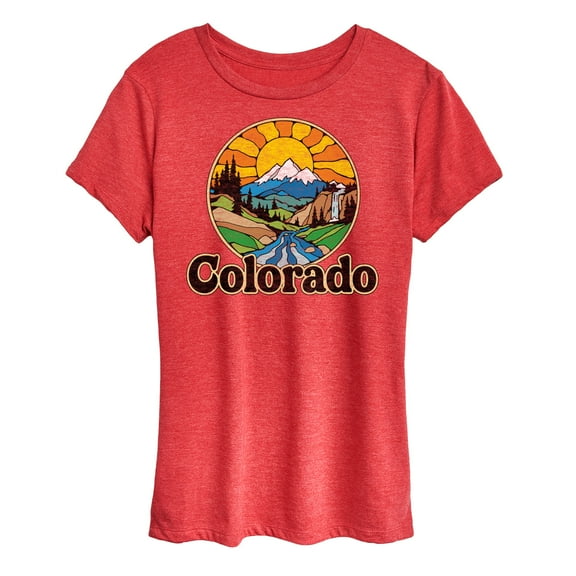 Instant Message - Groovy Colorado - Vacation Destination - Women's Short Sleeve Graphic T-Shirt