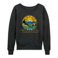 thumbnail image 1 of Instant Message - Groovy Colorado  - Women's Lightweight French Terry Long Sleeve Shirt, 1 of 6
