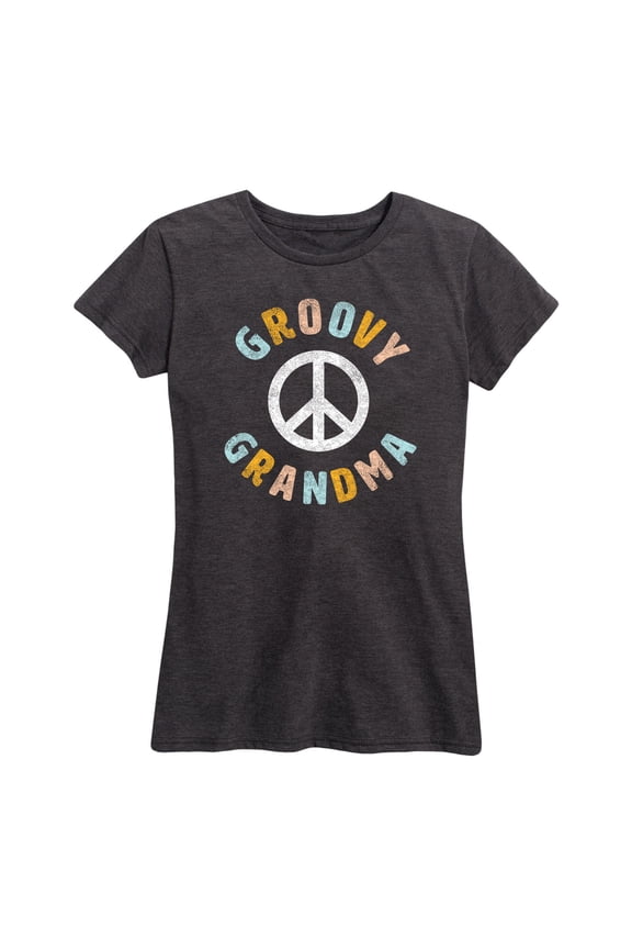 - Groovy Grandma Short Sleeve Graphic T-Shirt
