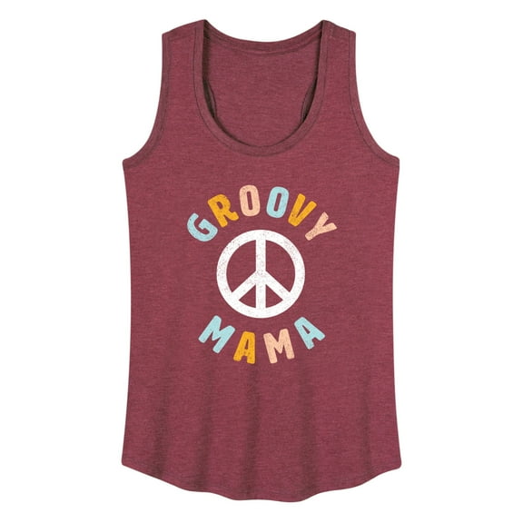 Instant Message - Groovy Mama - Women's Racerback Tank Top