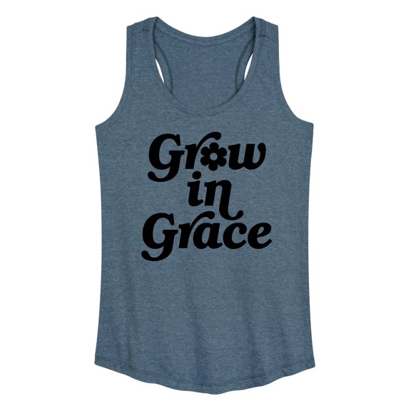 Instant Message - Grow In Grace - Women's Racerback Tank Top