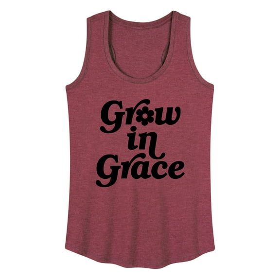Instant Message - Grow In Grace - Women's Racerback Tank Top