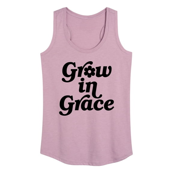 Instant Message - Grow In Grace - Women's Racerback Tank Top