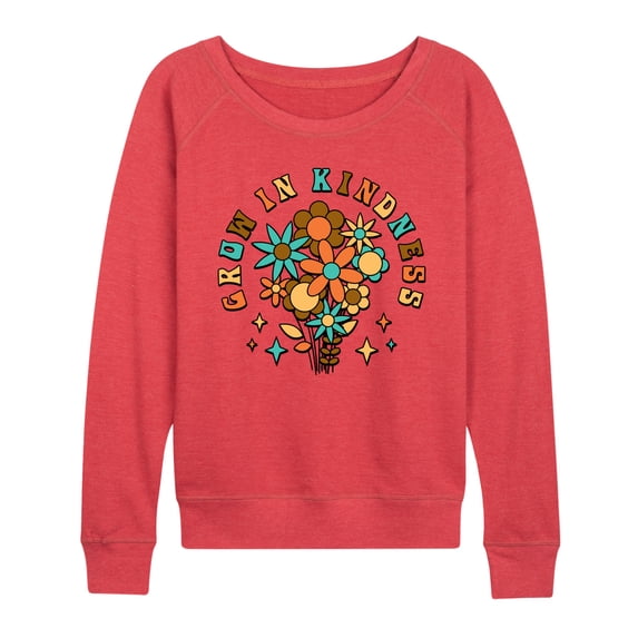Instant Message - Grow In Kindness - Women's Lightweight French Terry Pullover