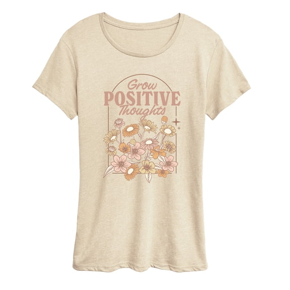 Instant Message - Grow Positive - Women's Short Sleeve Graphic T-Shirt