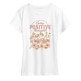 thumbnail image 1 of Instant Message - Grow Positive - Women's Short Sleeve Graphic T-Shirt, 1 of 5