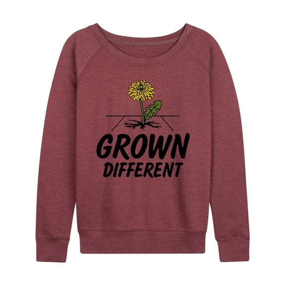 Instant Message - Grown Different Dandelion - Women's Lightweight French Terry Long Sleeve Shirt