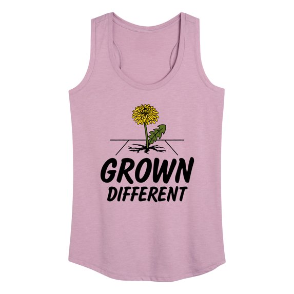 Instant Message - Grown Different Dandelion - Women's Racerback Tank Top