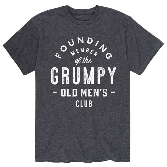 Instant Message - Grumpy Old Mens Club - Men's Short Sleeve Graphic T-Shirt
