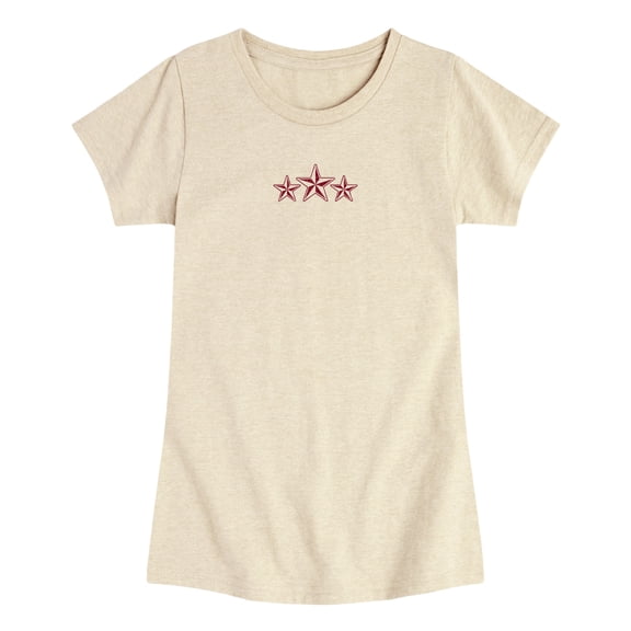 Instant Message - Grunge Stars -Youth Girls Short Sleeve T-Shirt