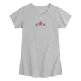 thumbnail image 1 of Instant Message - Grunge Stars -Youth Girls Short Sleeve T-Shirt, 1 of 4