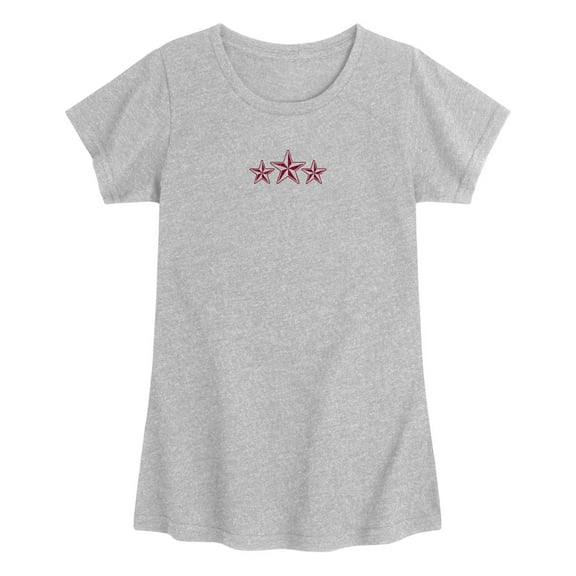 Instant Message - Grunge Stars -Youth Girls Short Sleeve T-Shirt