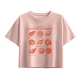 thumbnail image 1 of Instant Message - Guide to Sea Shells - Youth Girls Boxy T-Shirt, 1 of 5