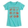 thumbnail image 1 of Instant Message - Guide to Sea Shells Fitted Short Sleeve Graphic T-Shirt, 1 of 5