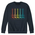 thumbnail image 1 of Instant Message - Guitar Lineup  - Men's Crew Neck Fleece Pullover, 1 of 6