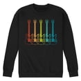 thumbnail image 1 of Instant Message - Guitar Lineup  - Men's Crew Neck Fleece Pullover, 1 of 6