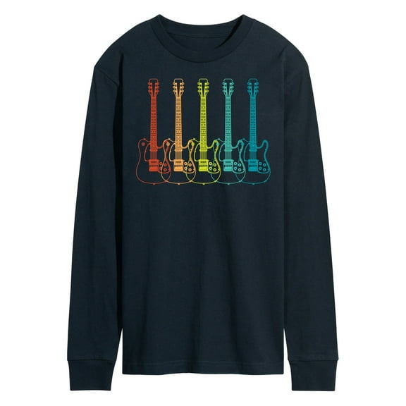 Instant Message - Guitar Lineup  - Men's Long Sleeve T-Shirt
