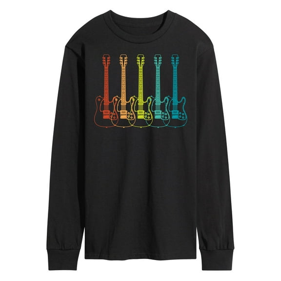 Instant Message - Guitar Lineup  - Men's Long Sleeve T-Shirt