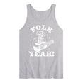 thumbnail image 1 of Instant Message - Guitar Skeleton Folk Yeah - Men's Jersey Tank Top, 1 of 5