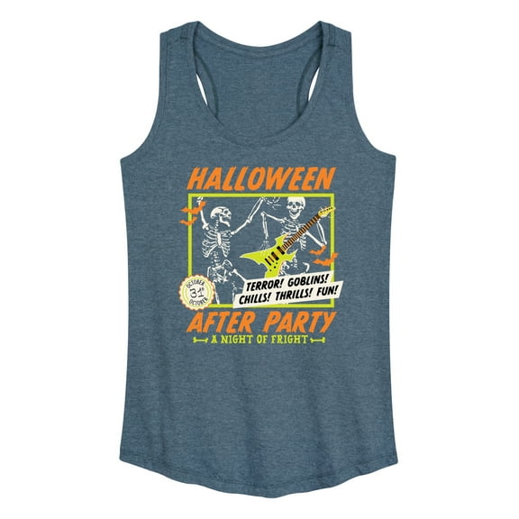 Instant Message - Halloween After Party Poster  - Women's Racerback Tank Top