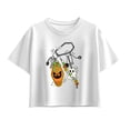 thumbnail image 1 of Instant Message - Halloween Keychains - Youth Girls Boxy T-Shirt, 1 of 5