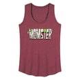 thumbnail image 1 of Instant Message - Halloween Momster  - Women's Racerback Tank Top, 1 of 6