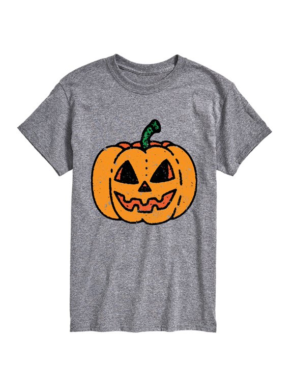- Halloween Pumpkin Men's Short Sleeve Graphic T-Shirt