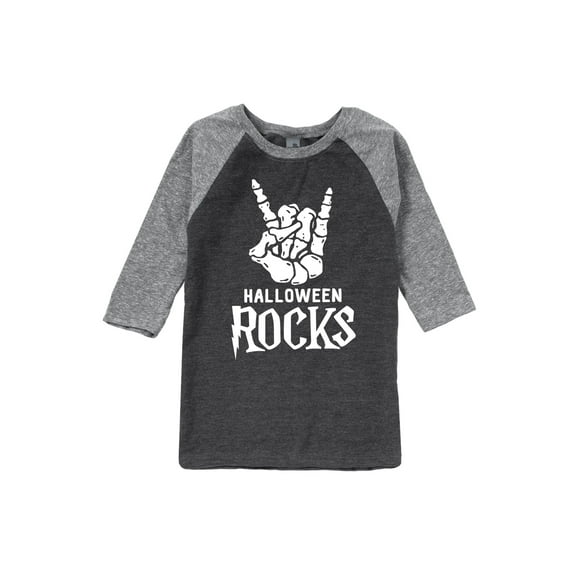 Instant Message - Halloween Rocks - Youth Raglan