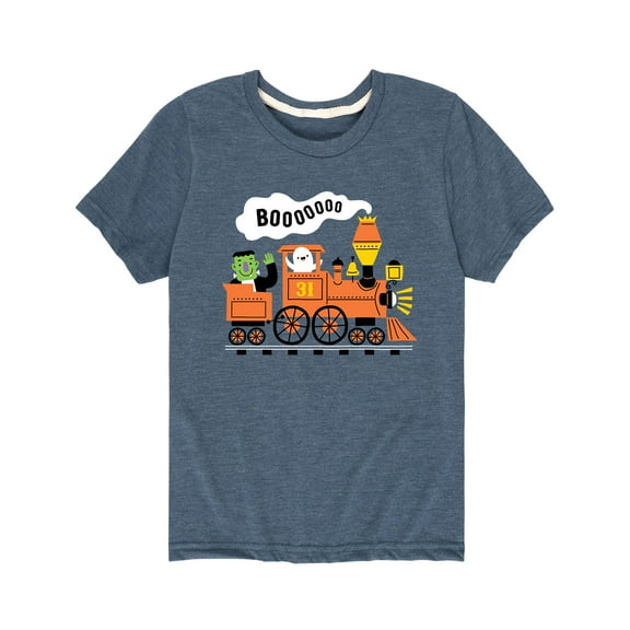 Instant Message - Halloween Train - Toddler Short Sleeve Tee