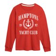 thumbnail image 1 of Instant Message - Hamptons Yacht Club Long Sleeve Graphic T-Shirt, 1 of 5