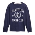 thumbnail image 1 of Instant Message - Hamptons Yacht Club Long Sleeve Graphic T-Shirt, 1 of 5