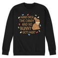 thumbnail image 1 of Instant Message - Hand Over The Candy - Men's Crew Neck Fleece Pullover, 1 of 6