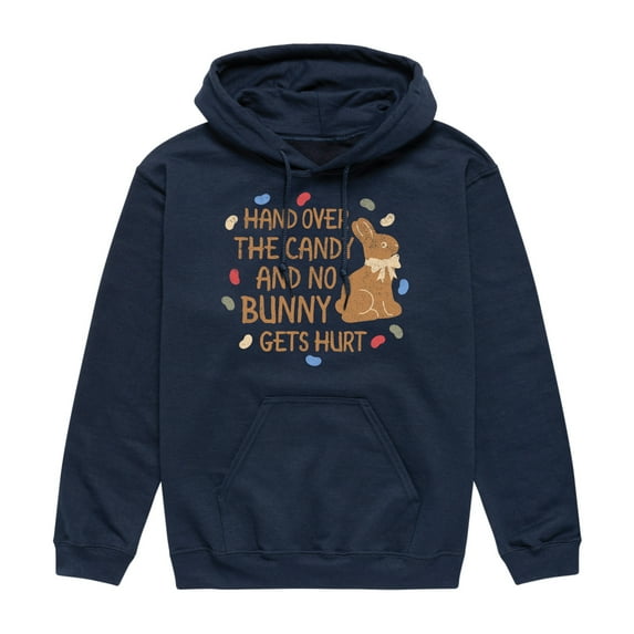 Instant Message - Hand Over The Candy - Men's Pullover Hooded Fleece Sweatshirt