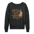 thumbnail image 1 of Instant Message - Hand Over The Candy - Women's Lightweight French Terry Long Sleeve Shirt, 1 of 6