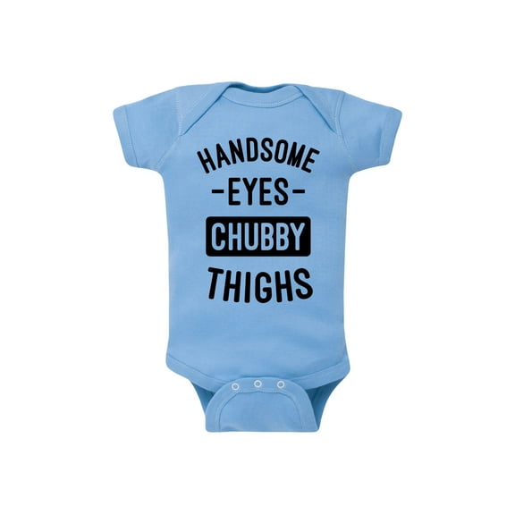 Instant Message - Handsome Eyes Chubby Thighs - Infant Baby One Piece