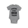 thumbnail image 1 of Instant Message - Handsome Eyes Chubby Thighs - Infant Baby One Piece, 1 of 5