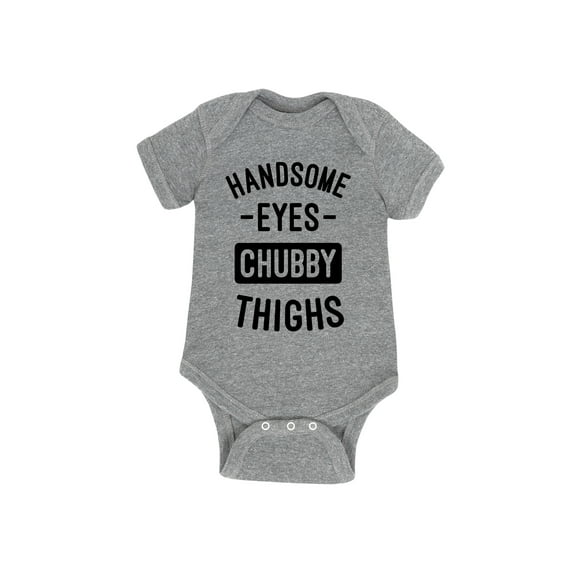 Instant Message - Handsome Eyes Chubby Thighs - Infant Baby One Piece