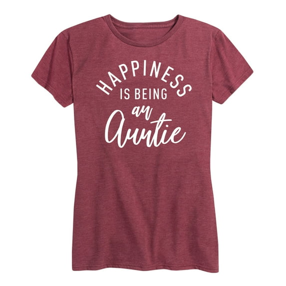 Instant Message - Happiness Auntie - Women's Short Sleeve Graphic T-Shirt