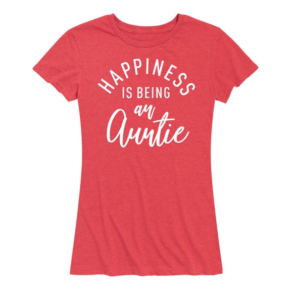 Instant Message - Happiness Auntie - Women's Short Sleeve Graphic T-Shirt